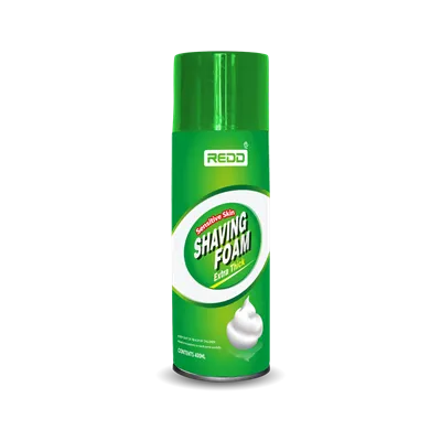 Espuma de barbear para pele sensível